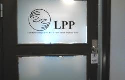 LPP - Frostet folie med utskjært logo