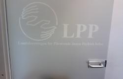 LPP - Frostet folie med utskjært logo